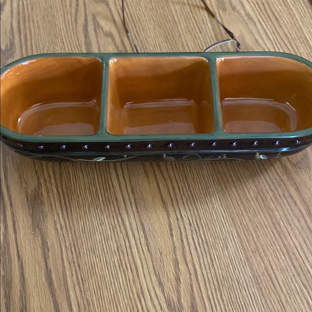 Ceramic Divided Serving Dish